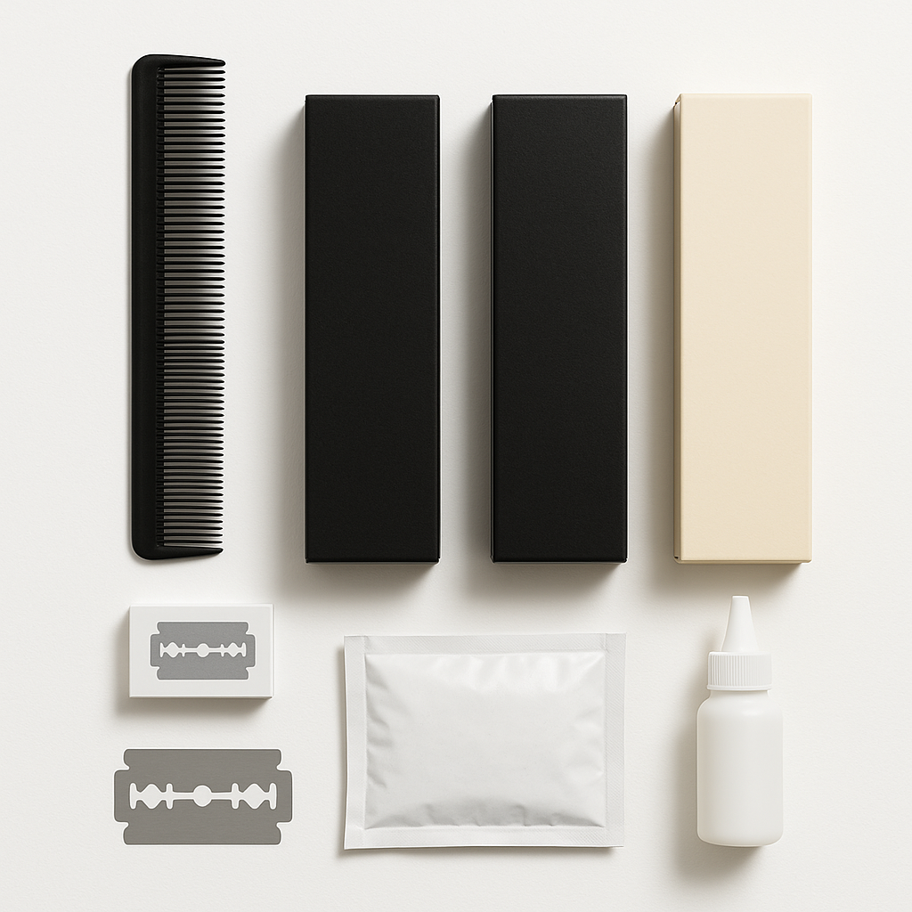 Combo Express Barber - contenido del kit